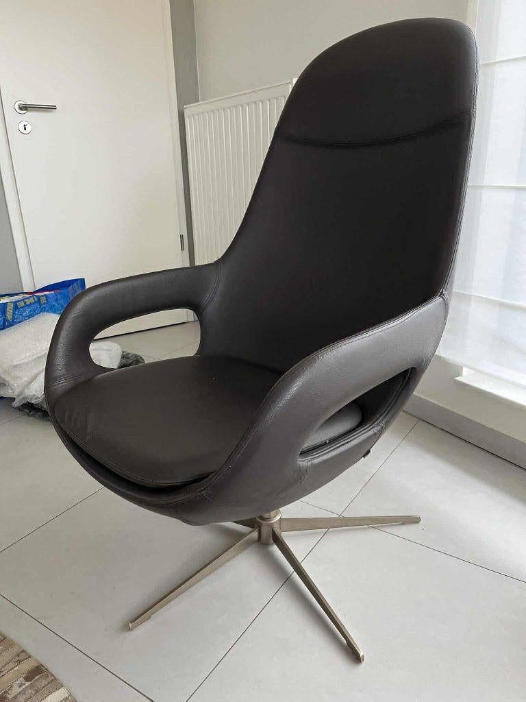 Fauteuil pivotant design, Enlèvement, Comme neuf