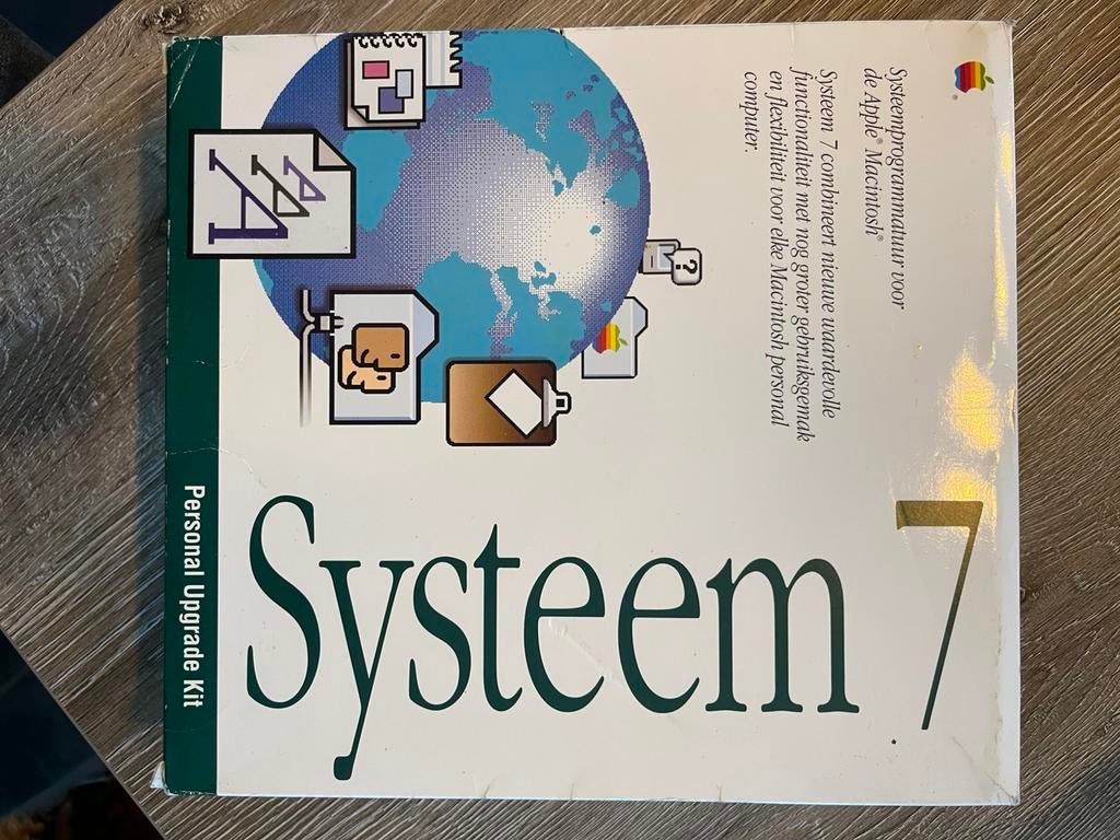 Systeemprogrammatuur voor de Apple Macintosh - Systeem 7, Ophalen of Verzenden, Zo goed als nieuw, MacOS
