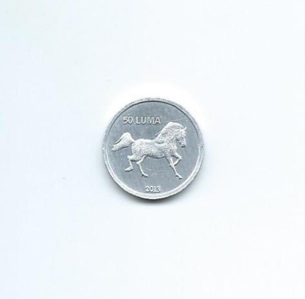 Nagorny-Karabach, 50 Luma 2013, Paard., Ophalen of Verzenden, Overige landen, Losse munt