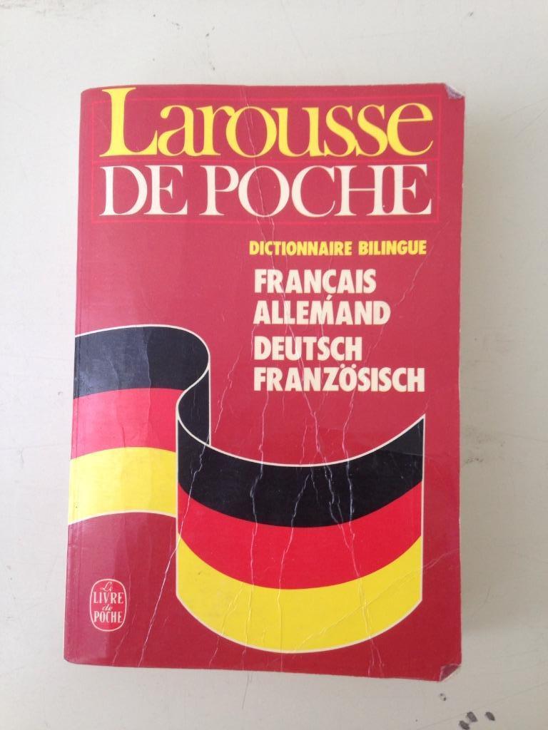 Larousse Français Allemand Deutsch Französich, Enlèvement ou Envoi