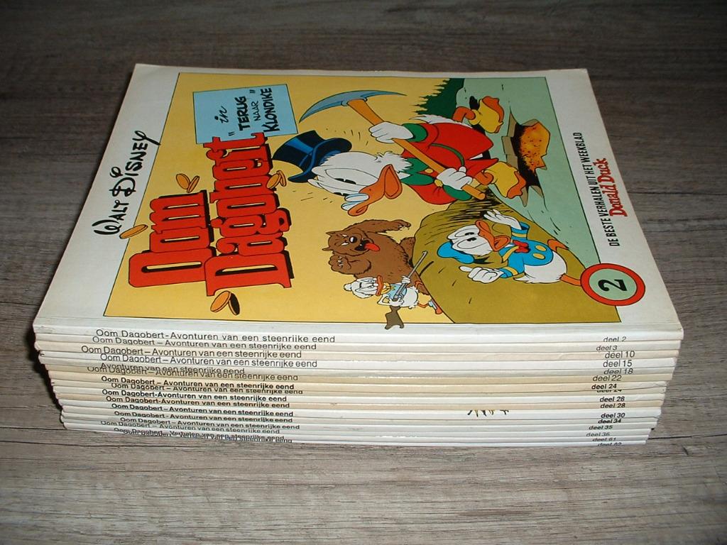 strips oom dagobert (donald duck), Boeken, Meerdere stripboeken, Ophalen of Verzenden, Carl Barks.