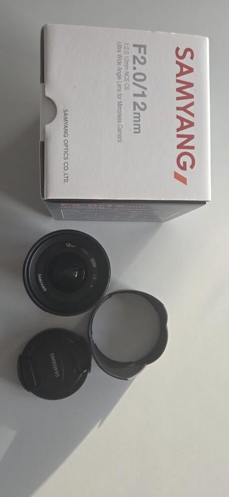 Samyang 12mm 2.0 NCS CS Fuji X, Enlèvement ou Envoi, Neuf