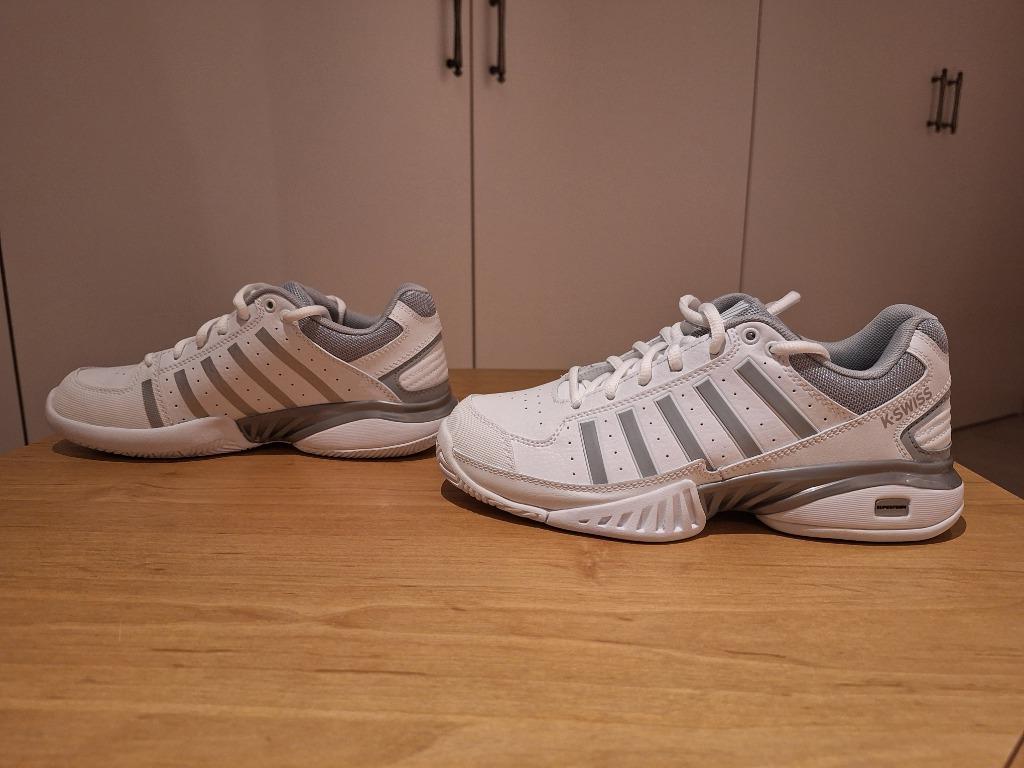Tennisschoenen, K-Swiss (Receiver IV), maat 37,5; wit, Nieuw, Ophalen of Verzenden, K-Swiss, Wit
