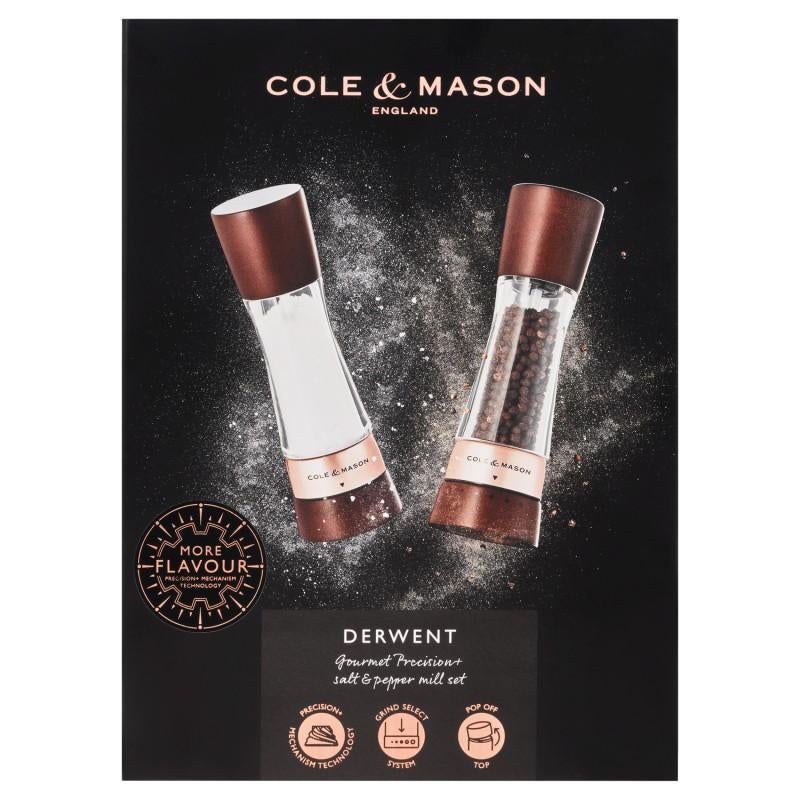 Cole & Mason Derwent Chesnut - Rose gold Peper en Zoutmolen, Ophalen of Verzenden, Nieuw