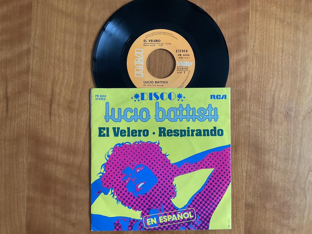 Lucio Battisti - El Velero., Enlèvement ou Envoi, Utilisé