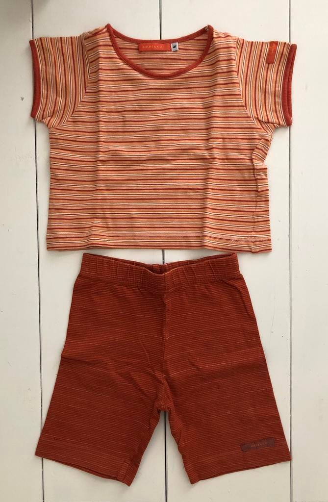 setje Hilde&Co 4 j 104: shortje + t-shirt, Kinderen en Baby's, Gebruikt, Hilde&Co, Meisje, Ophalen of Verzenden