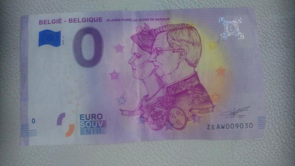 Billet 0 euro Souvenir 20 Ans De Mariage Philippe Mathilde, Enlèvement ou Envoi, Billets de banque