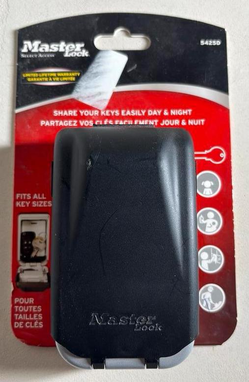 Boîte à clés Master Lock 5425D NEUVE avec chiffres lumineux, Maison & Meubles, Enlèvement ou Envoi, Neuf, Modern