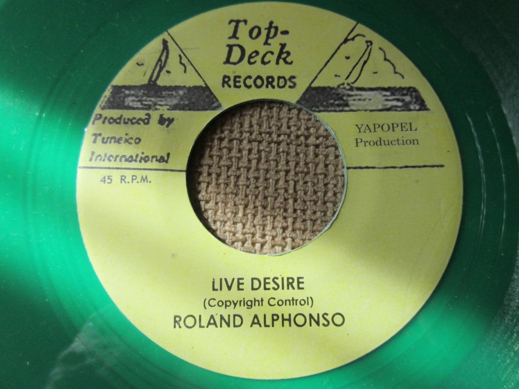 Roland Alphonso — Take Your Time / Jackie Opel - Live Desire, 7 inch, Single, Ophalen of Verzenden, Zo goed als nieuw