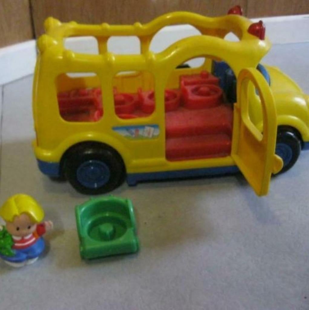 Little People bus en buldozer, Kinderen en Baby's, Speelgoed | Fisher-Price, Ophalen of Verzenden, Zo goed als nieuw