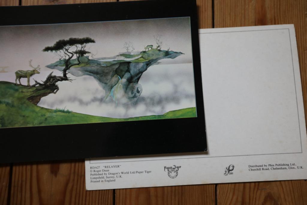 Roger Dean Postcards  21/15 cm, Cd's en Dvd's, Ophalen of Verzenden, Zo goed als nieuw, Overige formaten