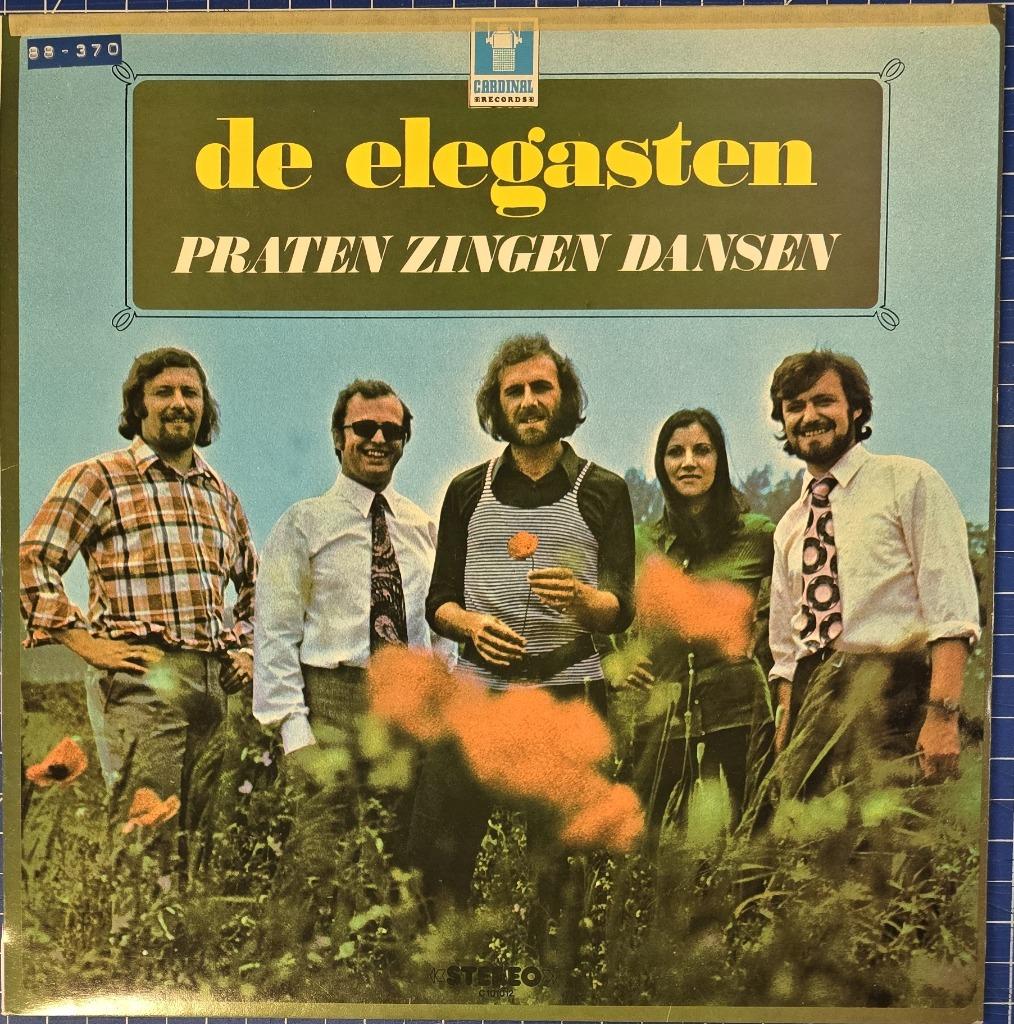 LP De Elegasten - Praten, Zingen, Dansen, Cd's en Dvd's, Ophalen of Verzenden, Gebruikt, 12 inch, Overige genres