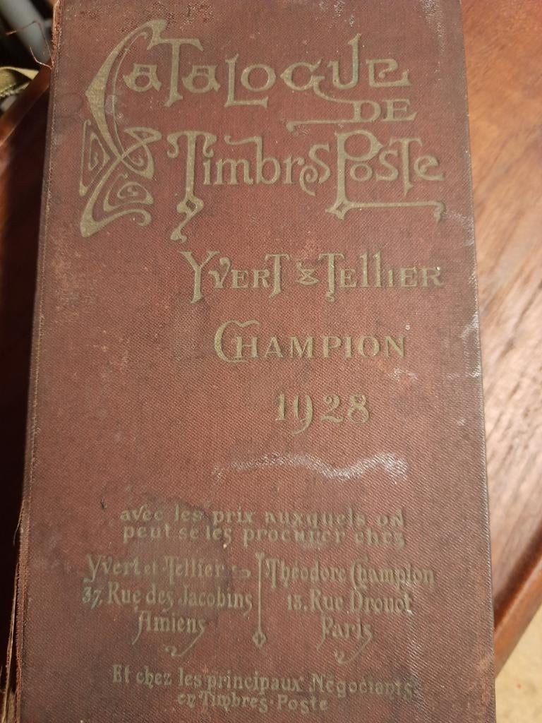 Catalogue de Timbres Poste, Ophalen