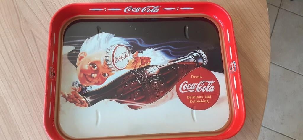 Coca Cola vintage dienblad. In nieuwstaat., Ophalen of Verzenden, Nieuw, Gebruiksvoorwerp