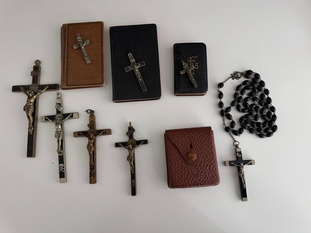 Antieke Crucifixen v. Missionarissen Congo, Antiek en Kunst, Kunst | Niet-Westerse kunst, Verzenden
