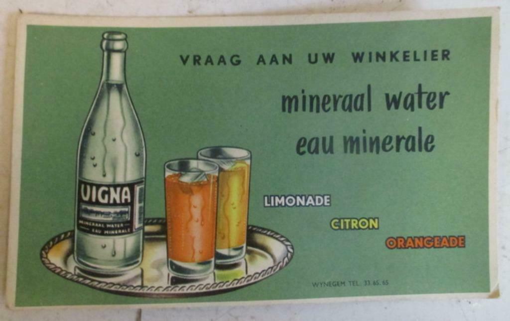 vintage reclame Vigna water Wijnegem postkaartformaat  5, Verzamelen, Merken en Reclamevoorwerpen, Verzenden