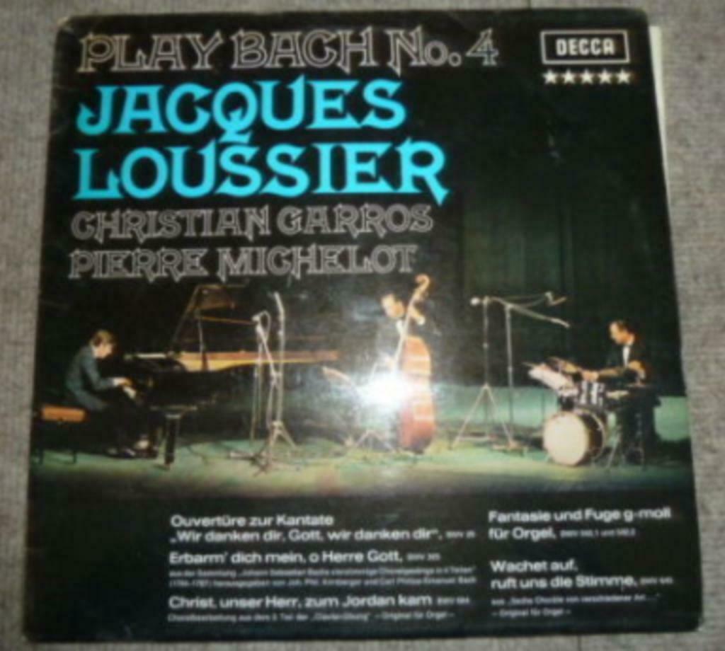 LP Play Bach No. 4 : Jacques Loussier - Christian Garros ..., Enlèvement ou Envoi