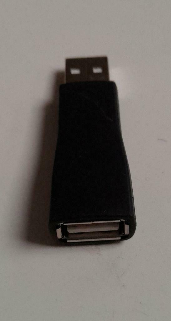 USB male naar USB female adapter, Ophalen of Verzenden, Zo goed als nieuw