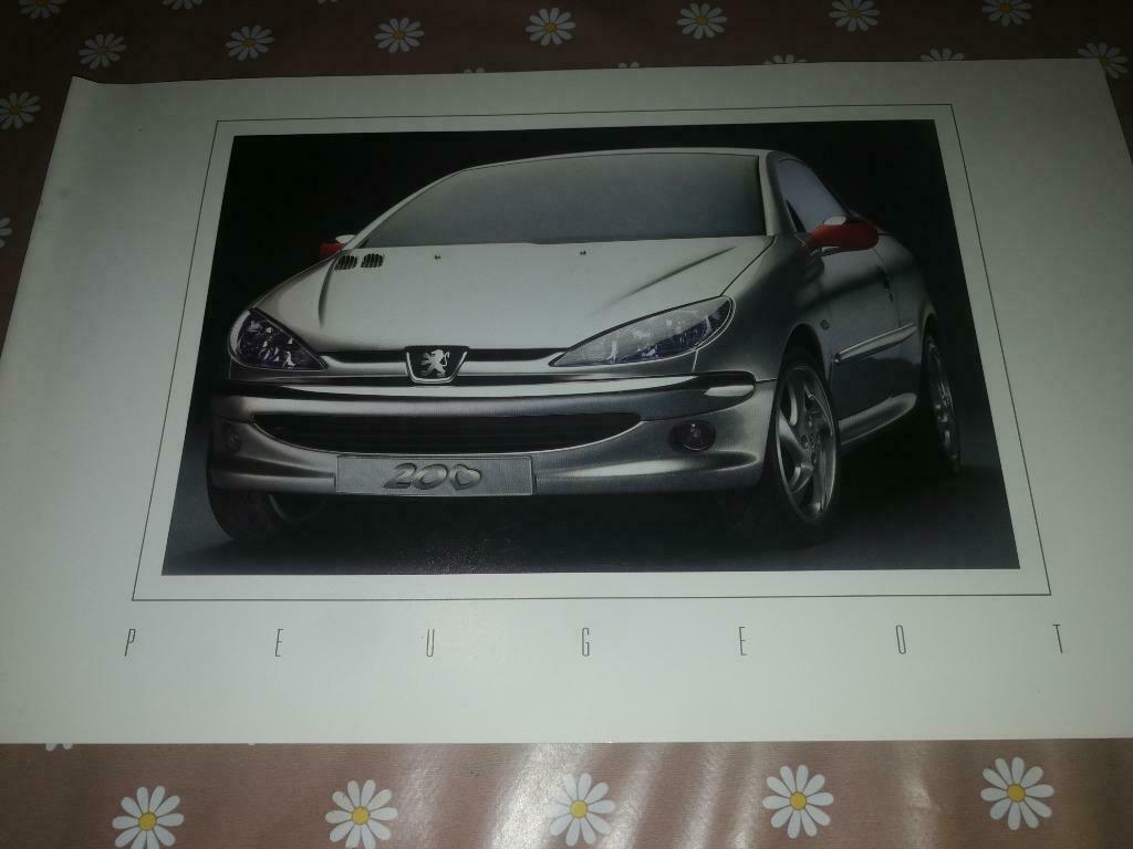 peugeot 206 cc brochure, Livres, Enlèvement, Peugeot