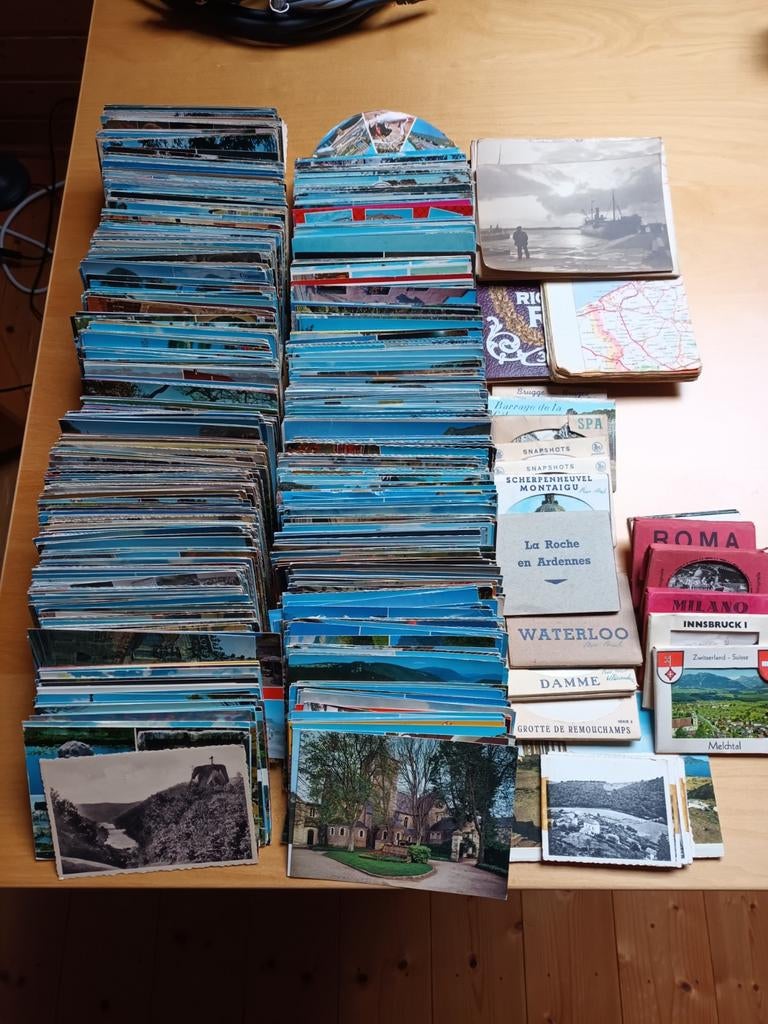 Postkaarten België en buitenland, Verzamelen, Ophalen