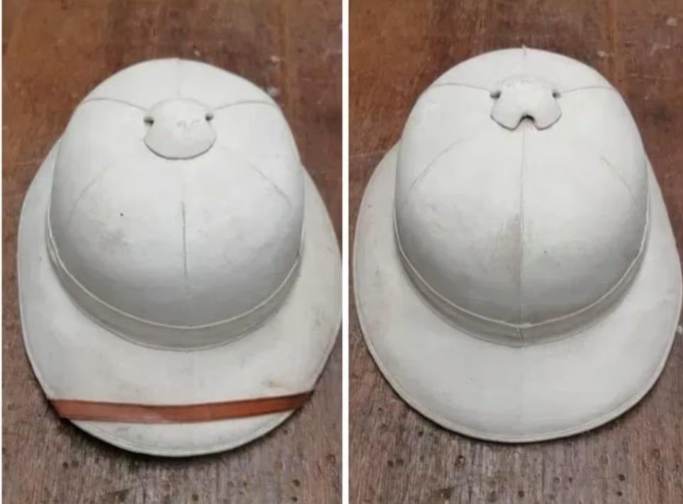 Gb English WW2 1943 militaire tropische helm, Verzenden, Overige soorten, Helm of Baret