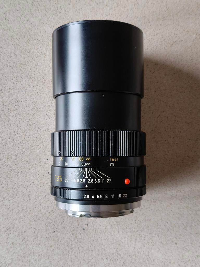Leica Elmarit-R  135mm/f2.8  -  met Sony a-mount, Audio, Tv en Foto, Ophalen, Leica, Sony A-mount