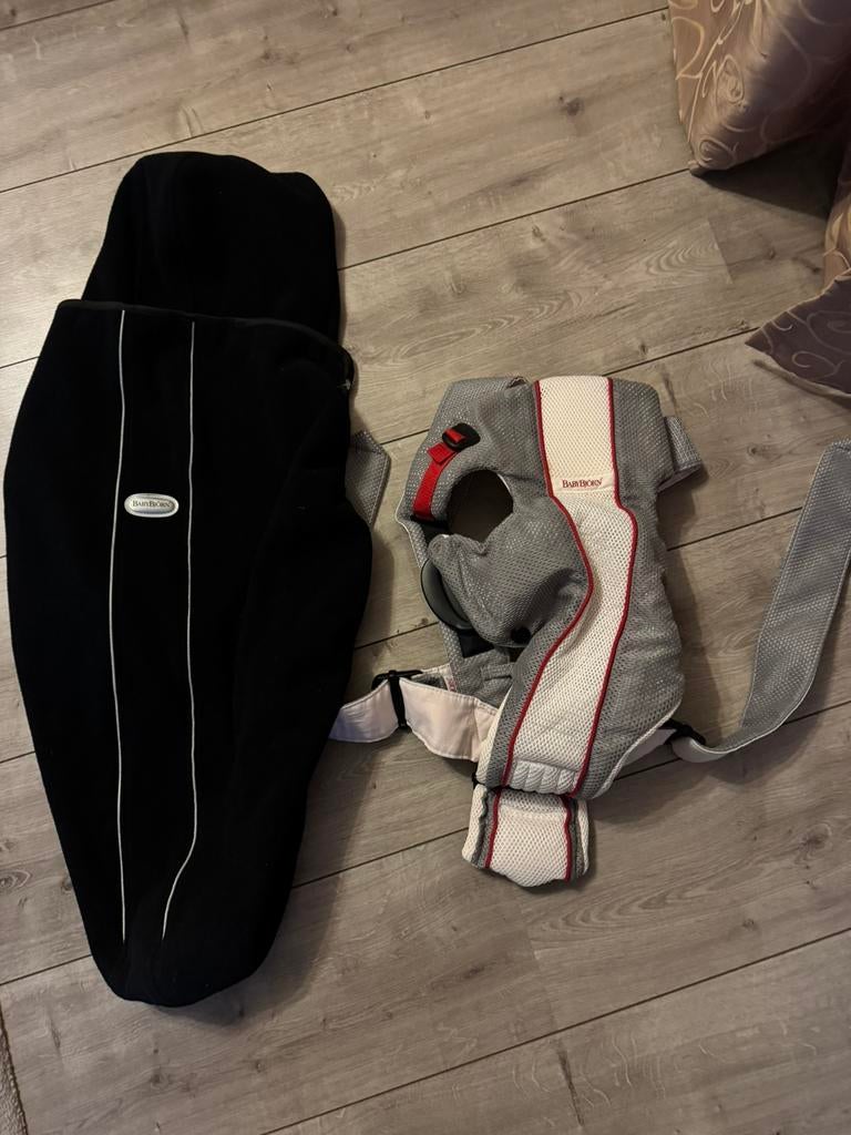 Babybjorn draagzak met hoesje, Kinderen en Baby's, Ophalen of Verzenden, Zo goed als nieuw, Draagzak