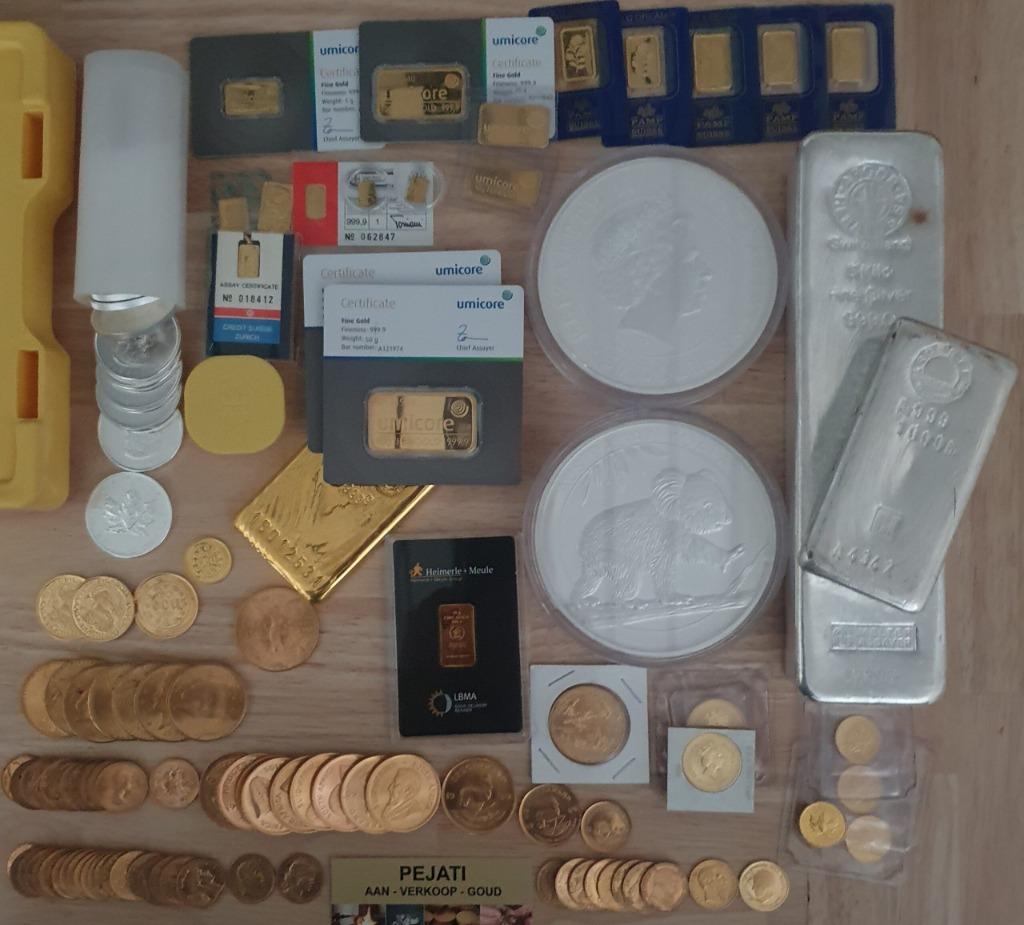Wij kopen uw gouden en zilveren Munten, Ophalen, Goud
