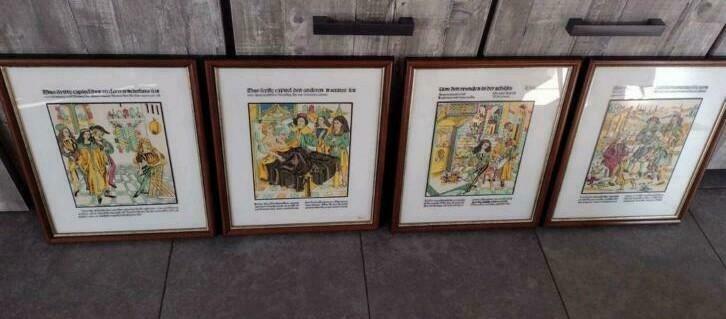 4 scènes médicales antiques sur verre, Enlèvement