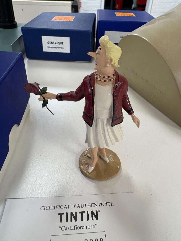 Kuifje Castafiore rose Pixi, Enlèvement ou Envoi, Tintin, Neuf, Statue ou Figurine