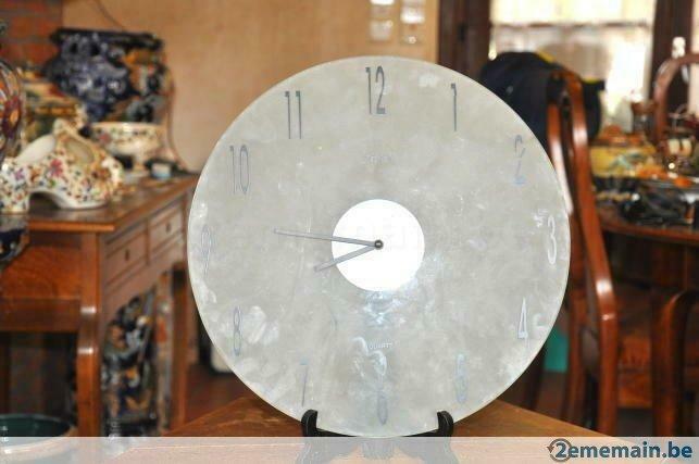 horloge mural en verre xiron, Ophalen of Verzenden, Gebruikt