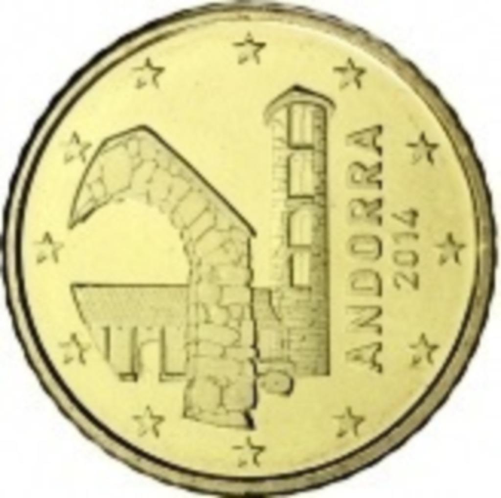 50 CENTIMES ANDORRE 2014, Enlèvement, 50 centimes