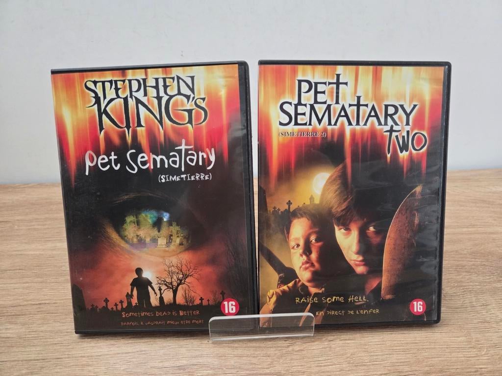 Pet Sematary + Pet Sematary Two Stephen King, Ophalen of Verzenden