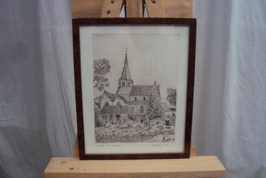 ets, Antiek en Kunst, Kunst | Etsen en Gravures, Ophalen