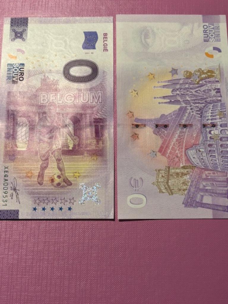 België €0 souvenirticket, Postzegels en Munten, Ophalen of Verzenden, België, Los biljet