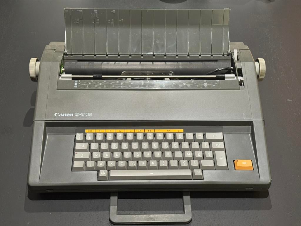 Canon S-200 elektronische typemachine, Ophalen, Gebruikt