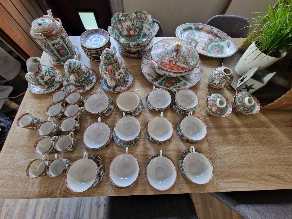 Chinese koffieset (handgemaakt), Ophalen