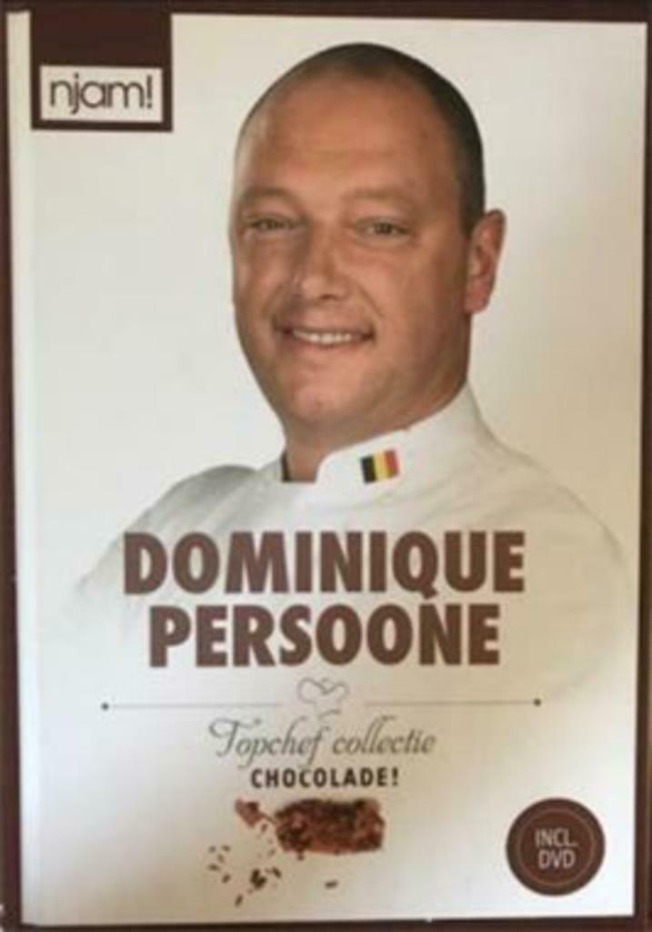 Njam, Dominique Persoone, Chocolade met DVD, Boeken, Ophalen, Gelezen, Taart, Gebak en Desserts