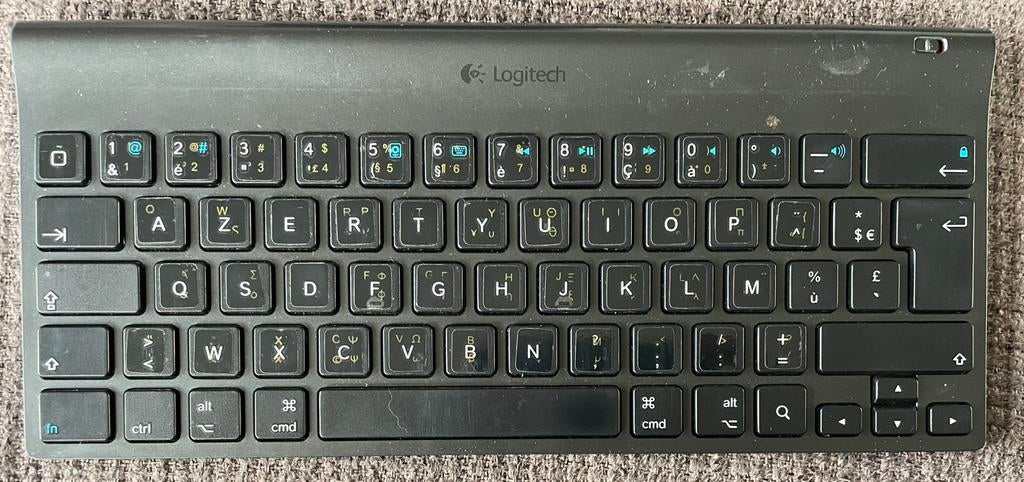 Logitec toetsenbord voor iPad, Computers en Software, Ophalen of Verzenden, Azerty, Gebruikt, Draadloos