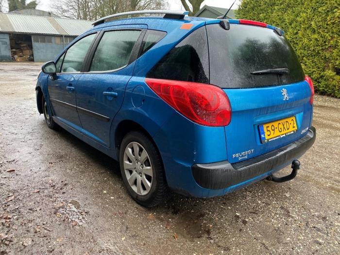 Portière 4portes arrière gauche d'un Peugeot 207 (KMU), -, 3 mois de garantie, Utilisé, Porte