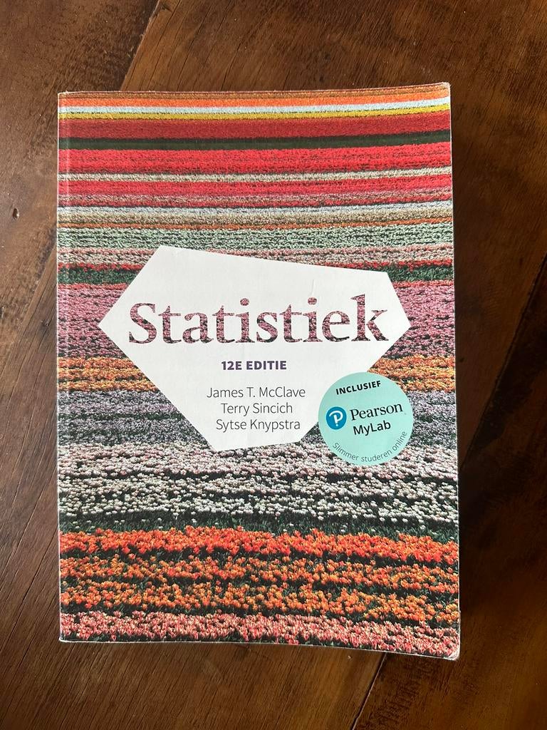 Statistiek 12 de editie, Ophalen of Verzenden, Zo goed als nieuw