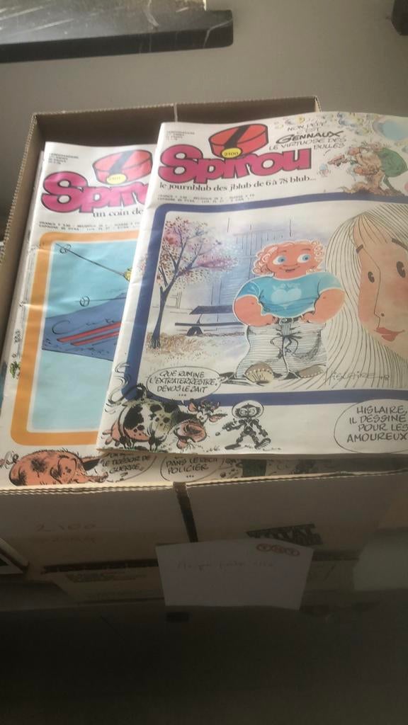 Spirou magazine 2100  à 2199. Avec suppléments, Livres, Enlèvement, Utilisé