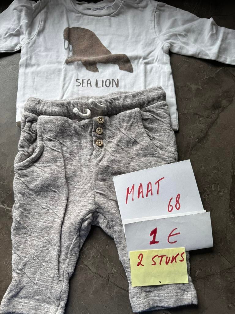 Pantalon deux pièces - taille 68 - Zara, Enlèvement ou Envoi, Utilisé