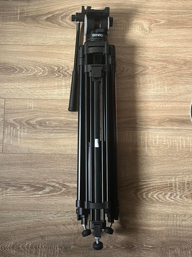 Trépied de caméra Benro KH25RM + sacoche, Enlèvement, Comme neuf, Trépied