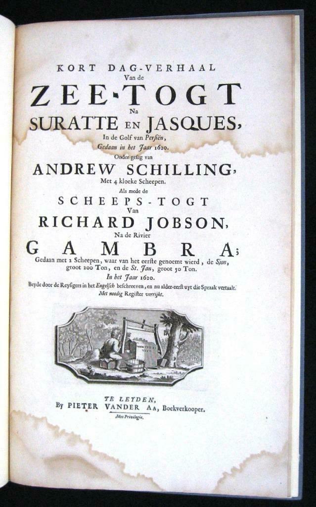 Zee-togt na Suratte en Jasques [c.1706] Pieter vander Aa, Antiek en Kunst, Ophalen of Verzenden