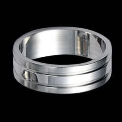 Bague pour homme acier inoxydable finition mate/brillante, Neuf, Enlèvement ou Envoi, Fer ou Acier, Homme