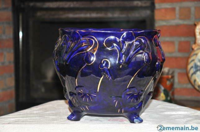 cache pot nimy bleu et or, Enlèvement ou Envoi