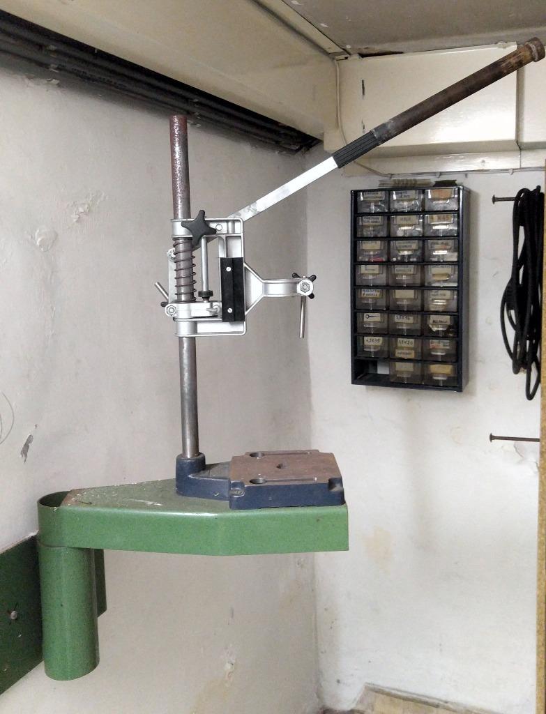 Boormachinehouder – kolomboormachine, Doe-het-zelf en Bouw, Ophalen, Gebruikt, Kolomboormachine