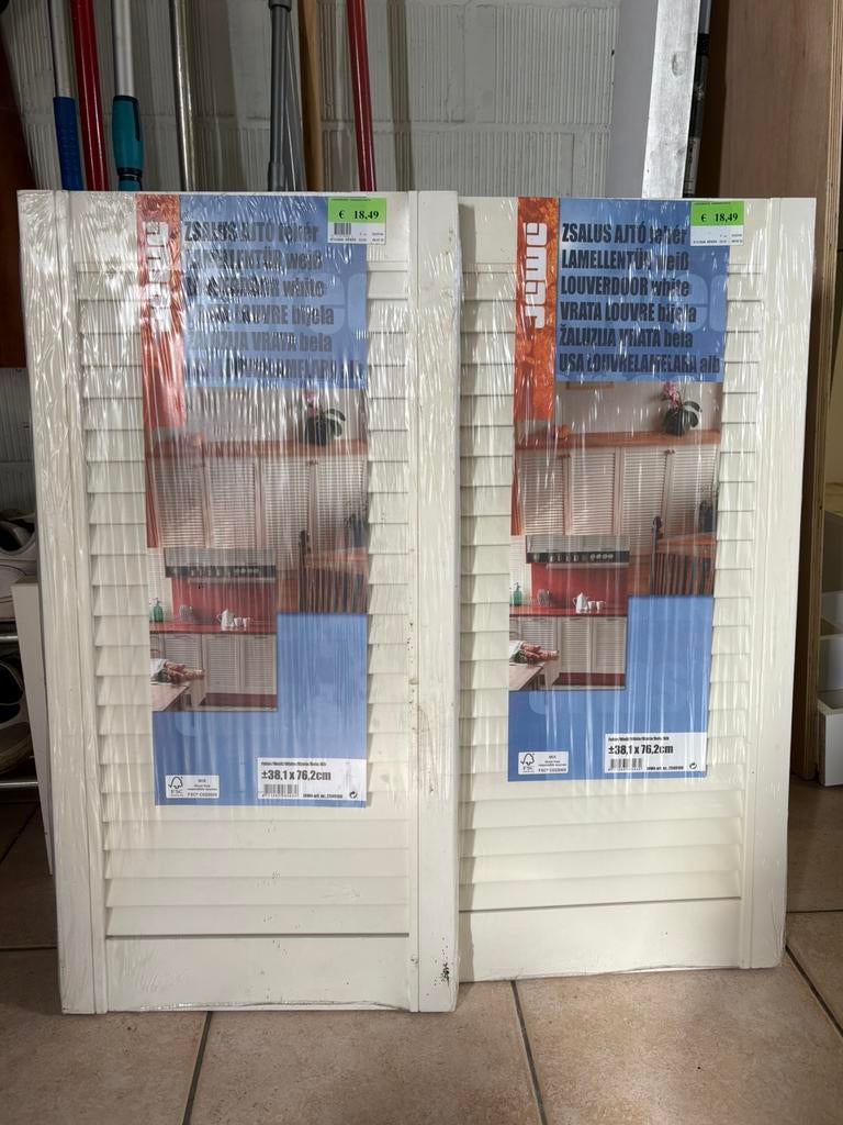 2 Louvredeuren, Ophalen