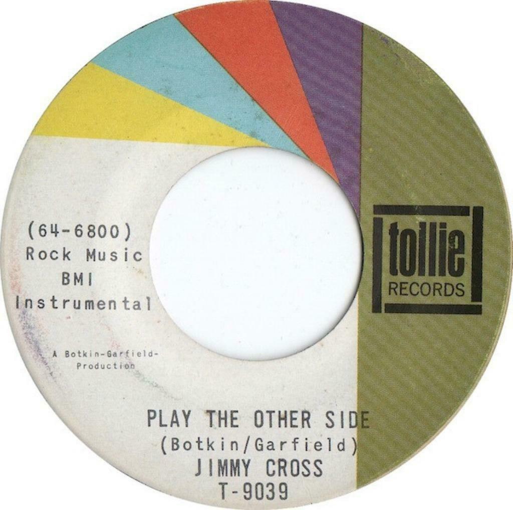 Jimmy Cross – Play The Other Side '' Popcorn Oldie '', Overige genres, 7 inch, Single, Ophalen of Verzenden